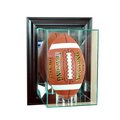 Perfect Cases Perfect Cases WMUPFB-B Wall Mounted Upright Football Display Case; Black WMUPFB-B